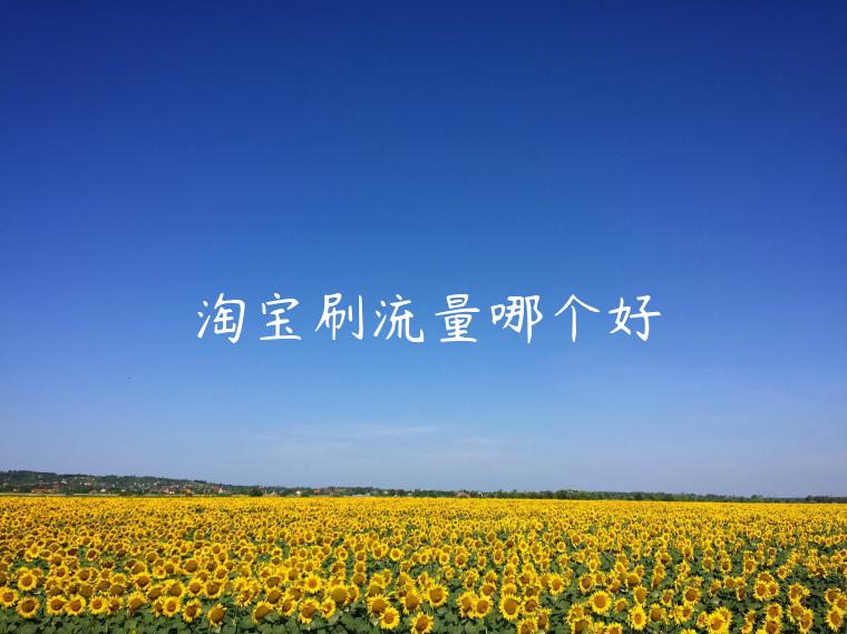 淘寶刷流量哪個(gè)好